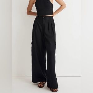 WAYF Linen Cargo Pant S